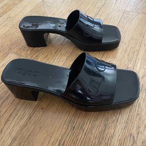Authentic Gucci Rubber Slides